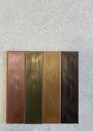 Onze gouden wandtegels zijn beschikbaar in 4 verschillende goudtinten en passen perfect in zowel moderne als hotel chique interieurs.