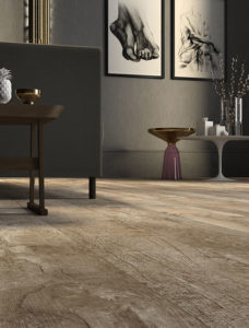 Keramisch parket in beige vintage look.