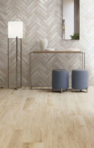 Keramisch parket in honing bruin geel